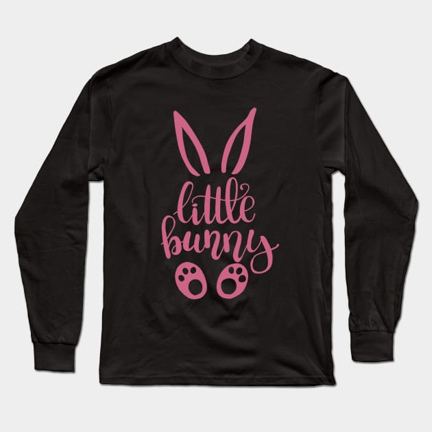 Little Bunny Long Sleeve T-Shirt by valentinahramov